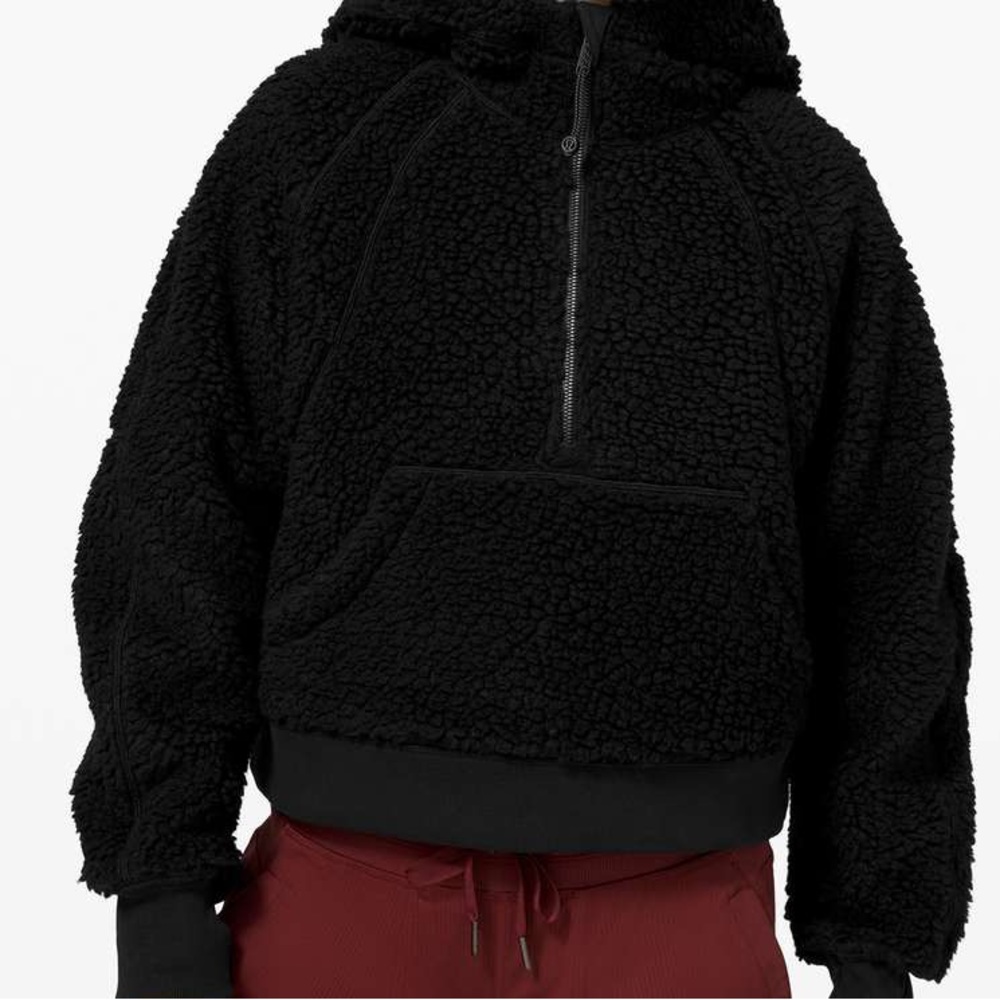 Lululemon Sherpa 1/2 zip oversized scuba
